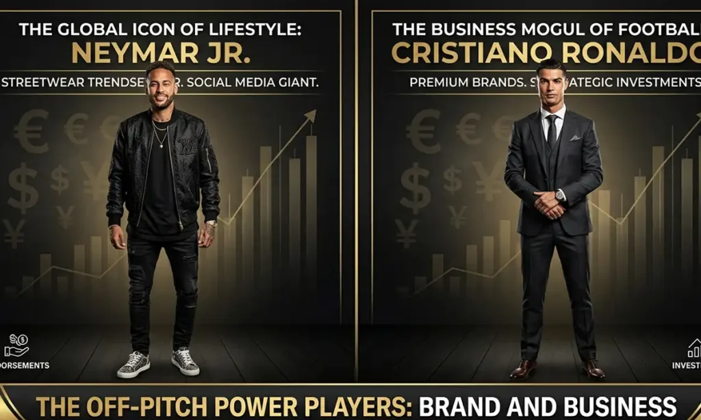 Neymar Jr vs Cristiano Ronaldo net worth and wealth comparison 2026