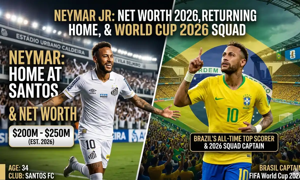 Neymar Net Worth 2026: Age, Height, Current Club & Brazil World Cup Squad