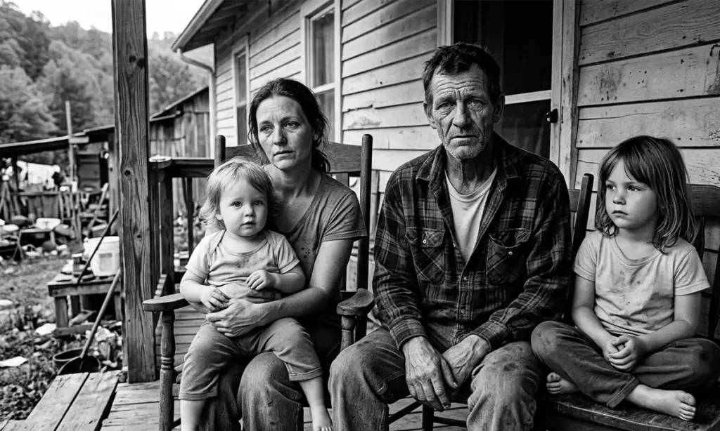 The Whittaker family documentary style photography concept by Mark Laita