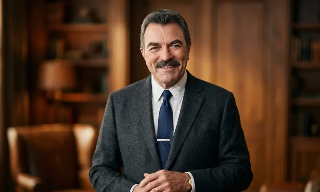 Tom Selleck looking elegant in 2026.