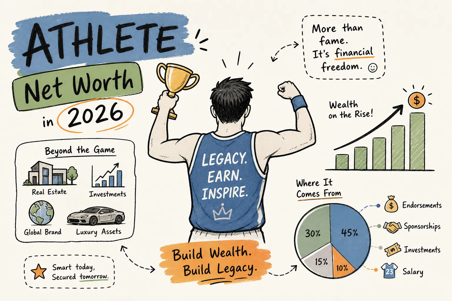 The Complete Guide to Athlete Net Worth in 2026