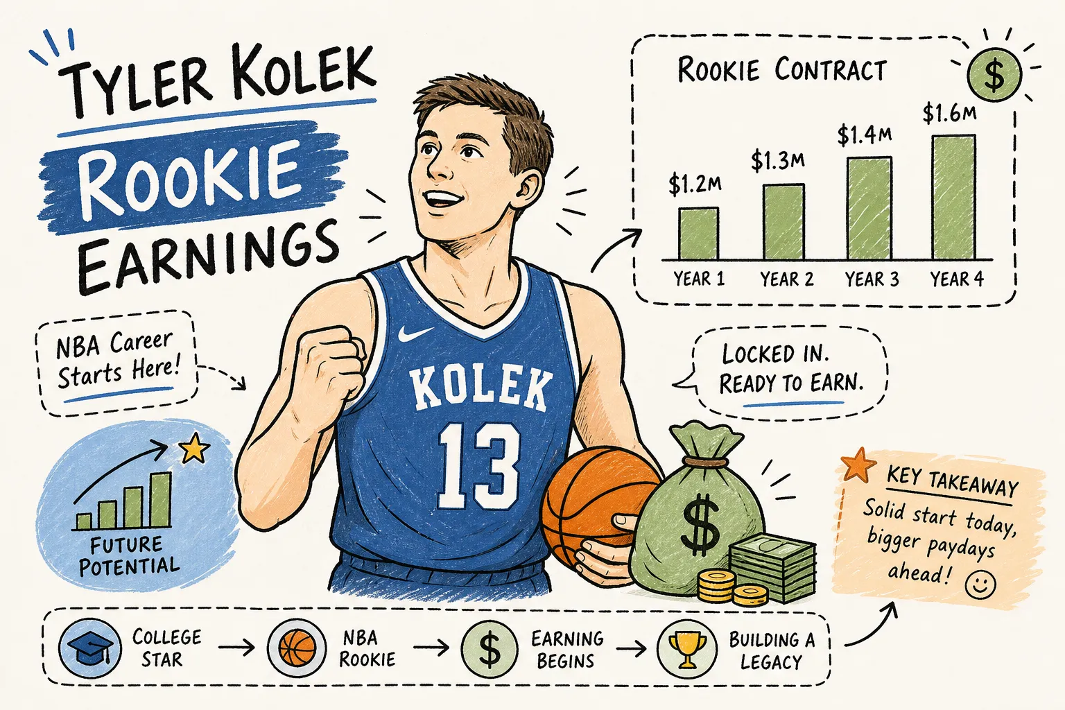 Tyler Kolek Net Worth: NBA Rookie Earnings Breakdown